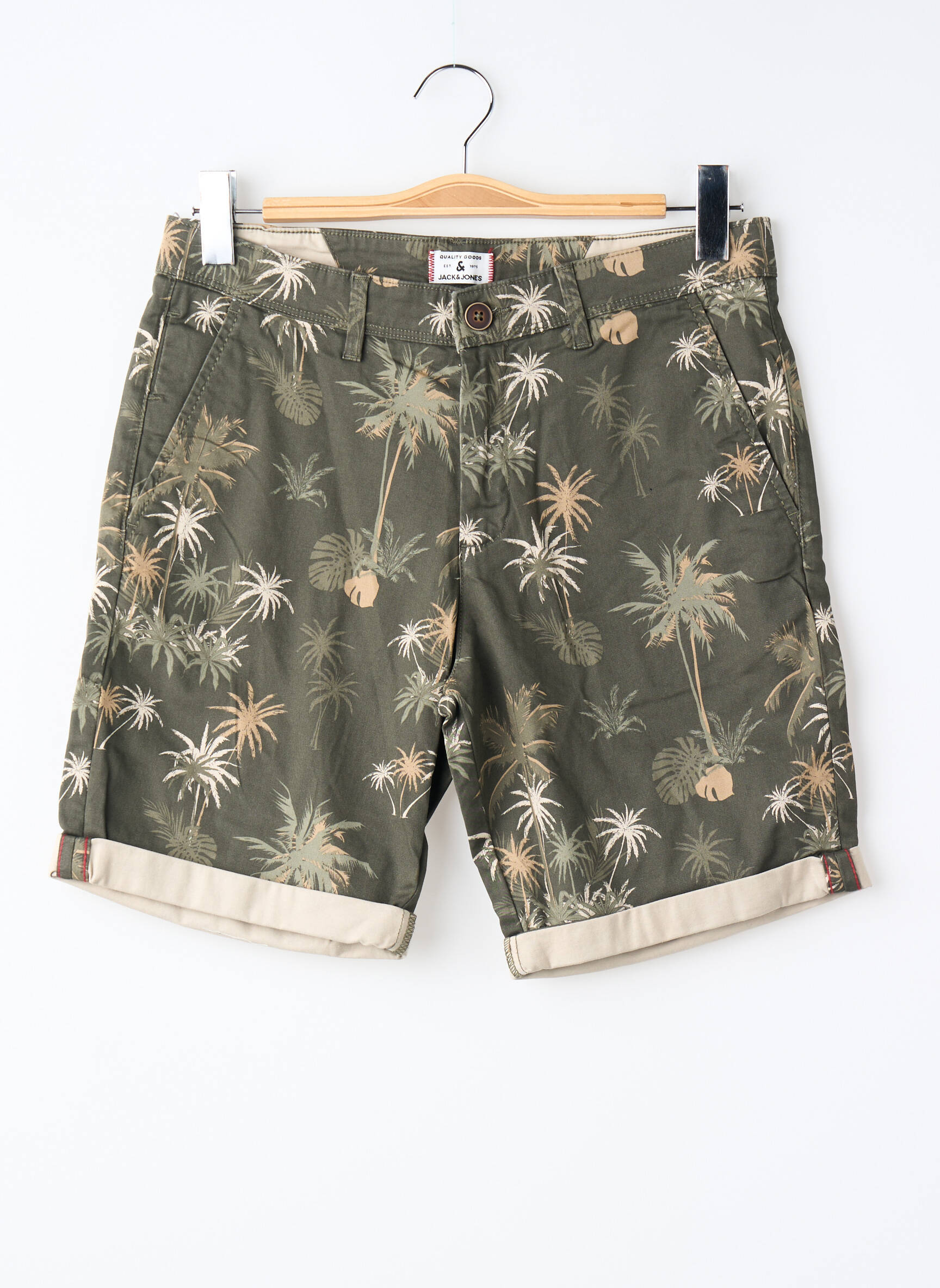 Bermudas žalias JACK & JONES vyras