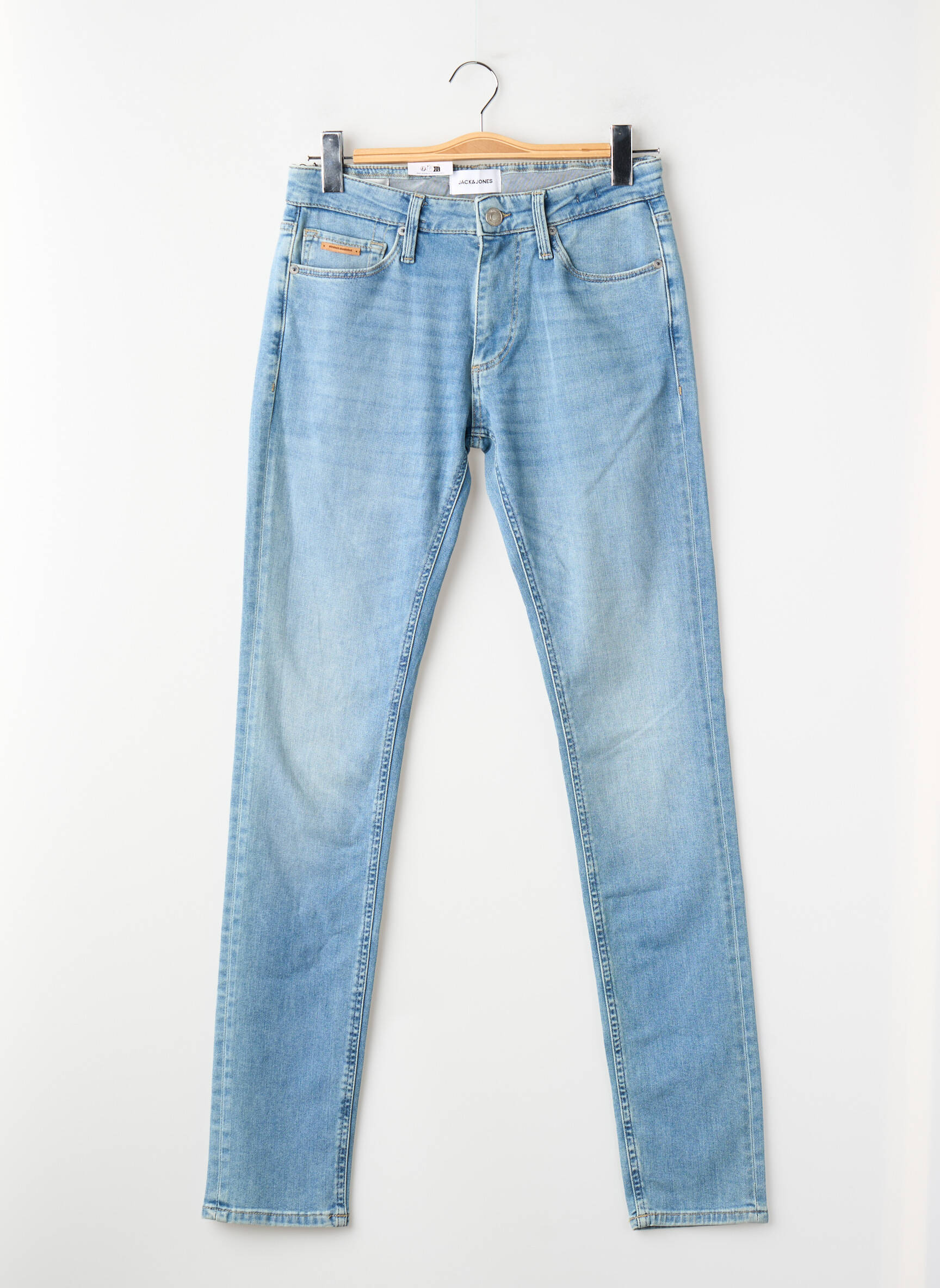 Lieknos džinsai mėlyna JACK & JONES vyras