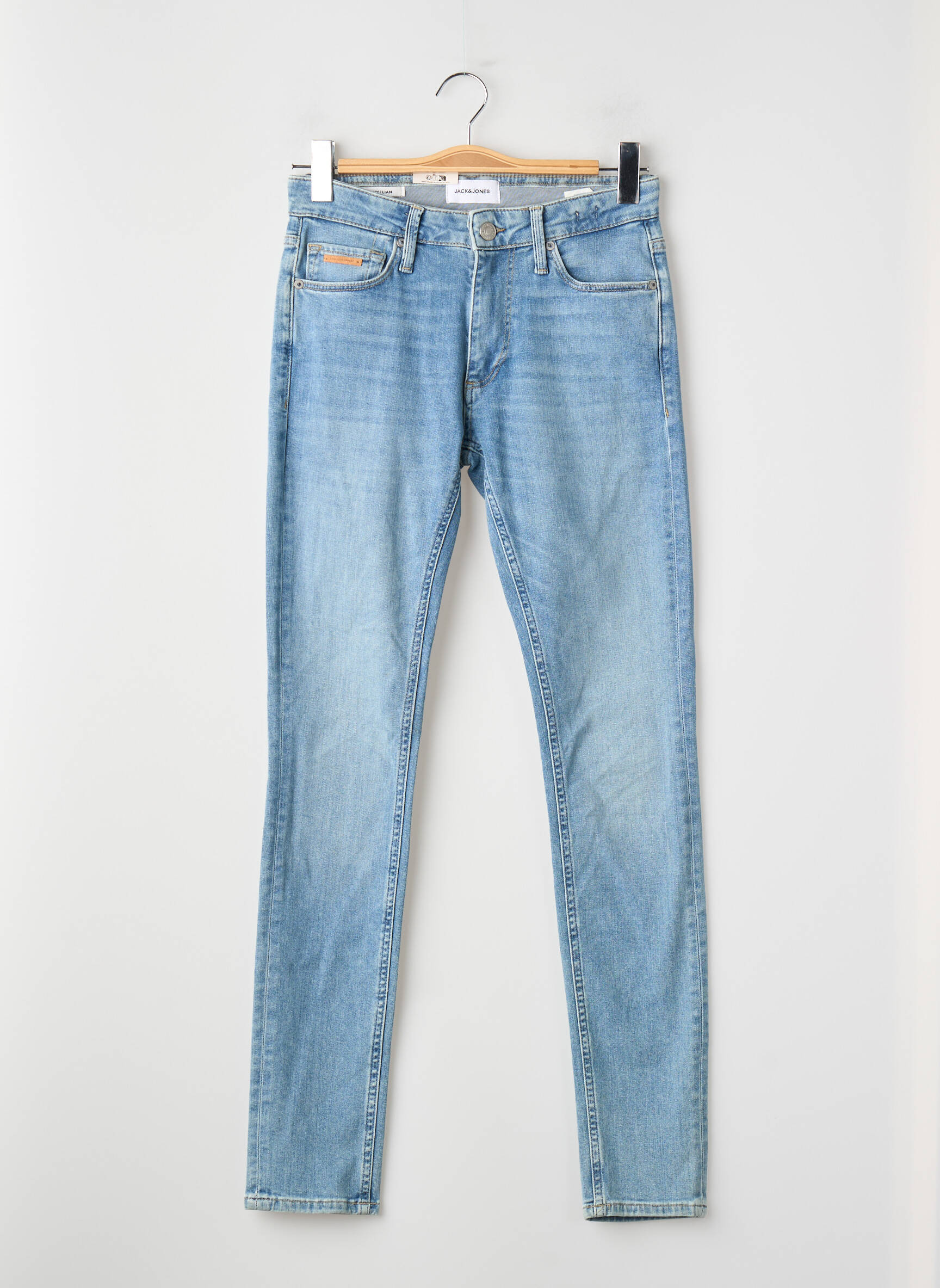 Lieknos džinsai mėlyna JACK & JONES vyras