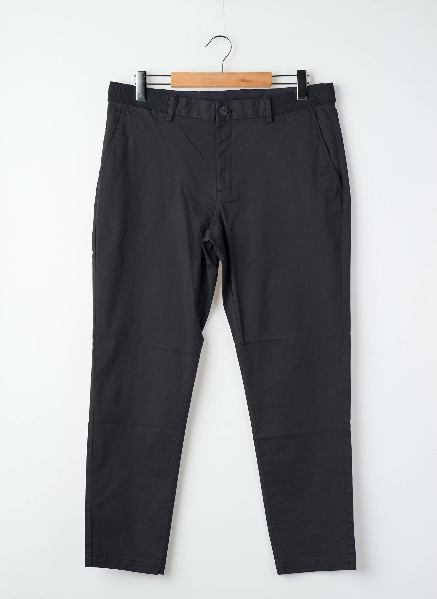 Chino kelnė juodas MANGO vyras