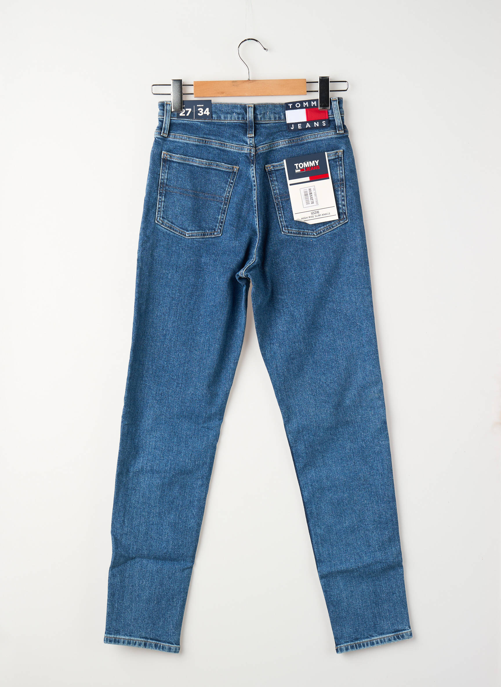 Lieknos džinsai mėlyna TOMMY HILFIGER moteris