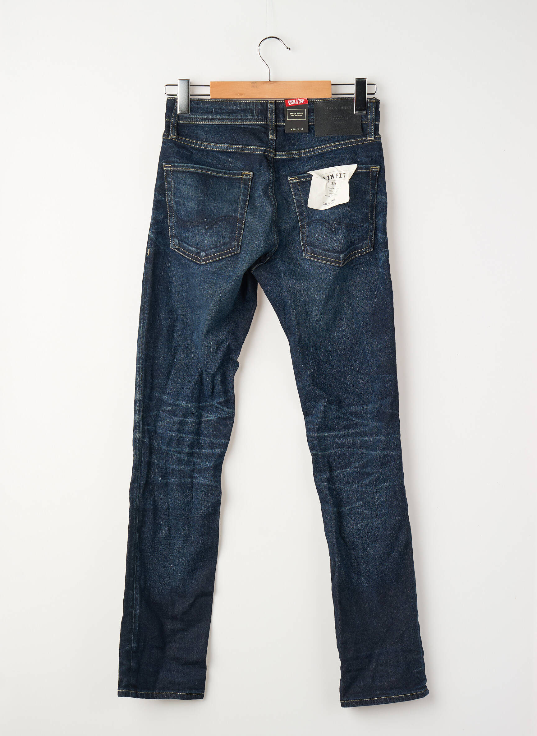 Lieknos džinsai mėlyna JACK & JONES vyras