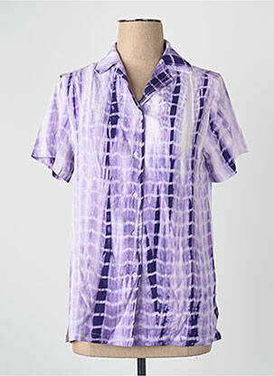 Moteriškas marškinys violetinis CEMI moteris