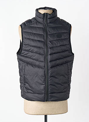 Pūkinė striukė juodas JACK & JONES vyras