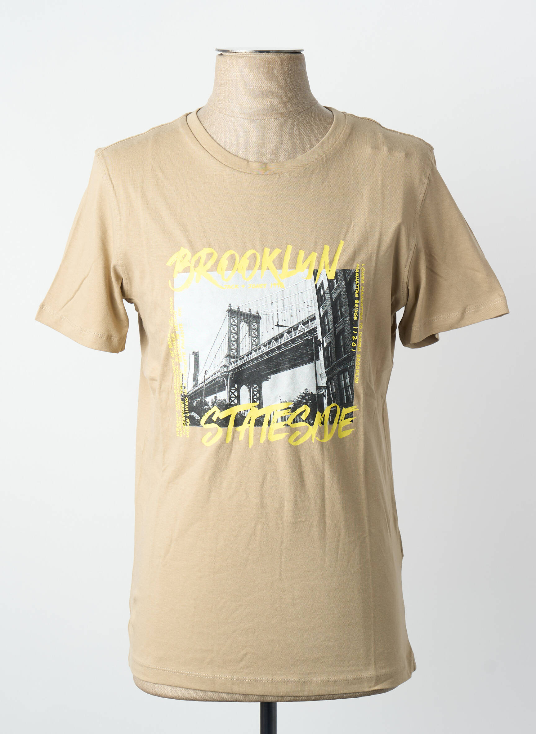 T-marškinys bežinis JACK & JONES vyras