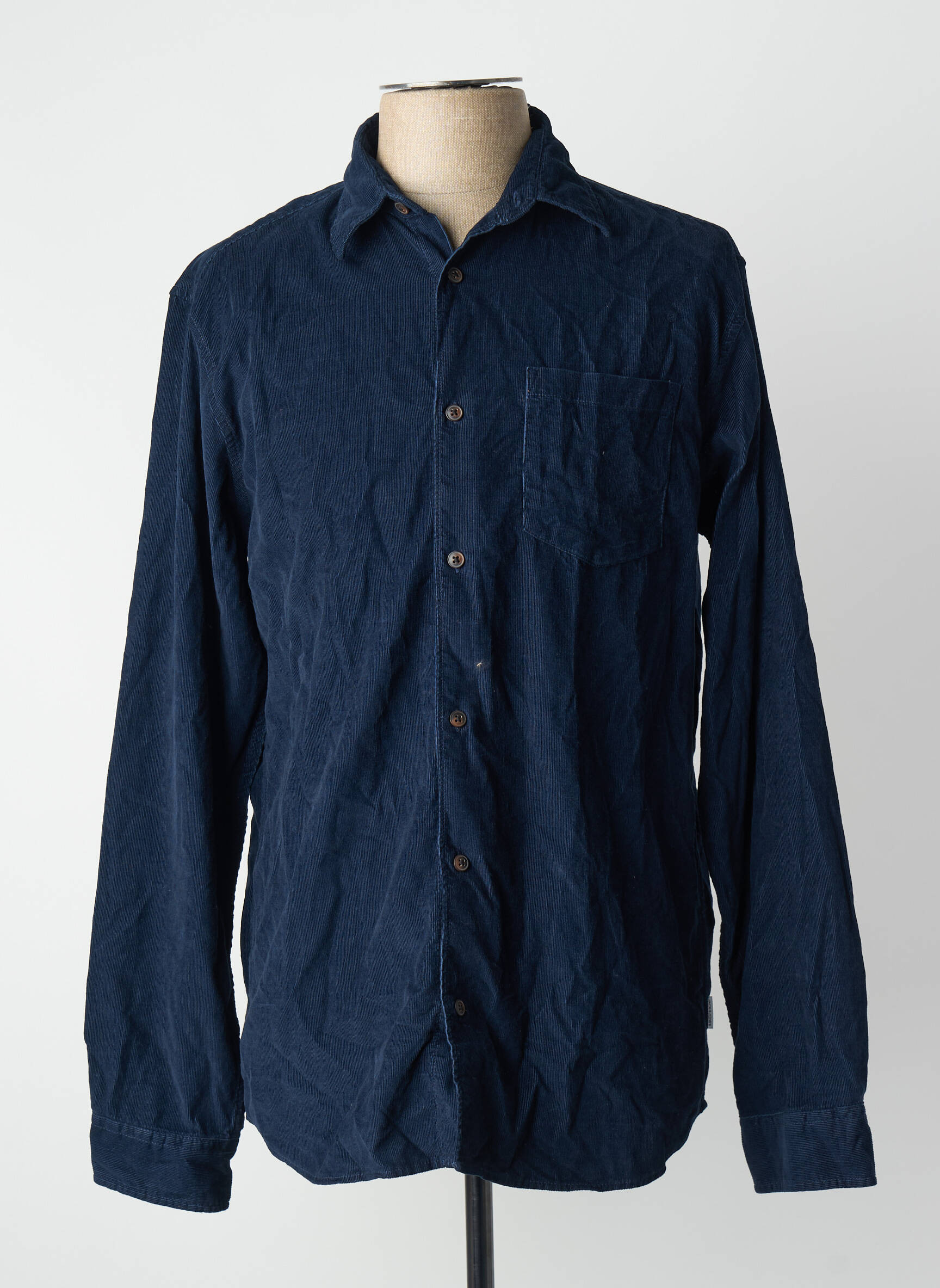 Ilgomis rankovėmis marškinys mėlyna JACK & JONES vyras