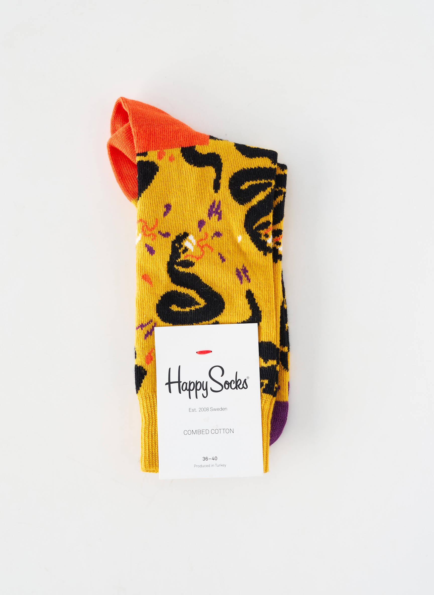 Kojinės geltona HAPPY SOCKS moteris
