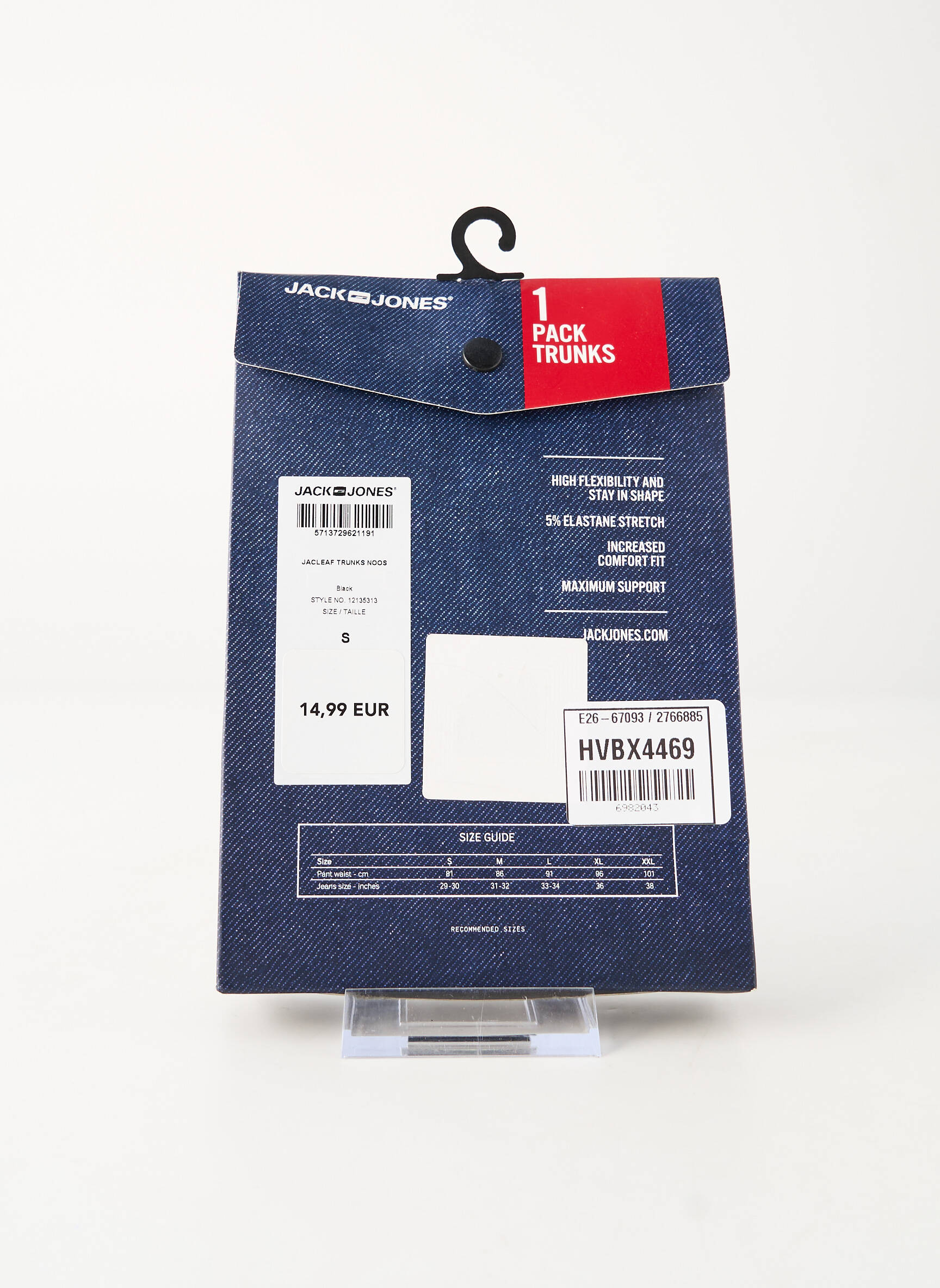 Bokseris juodas JACK & JONES vyras