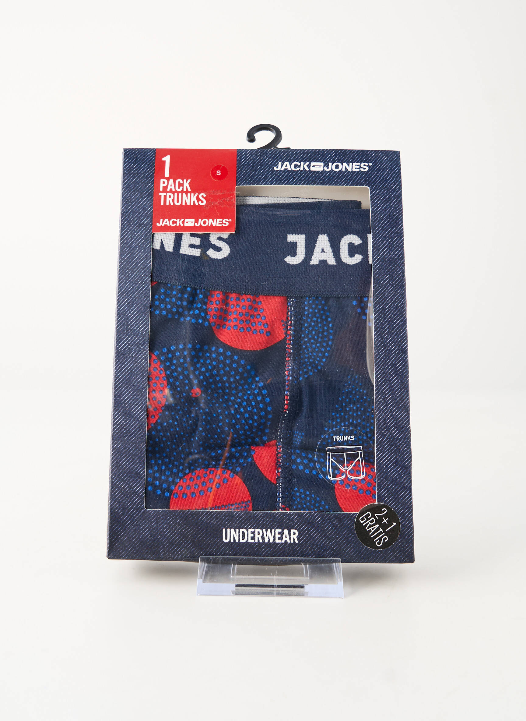 Bokseris raudona JACK & JONES vyras