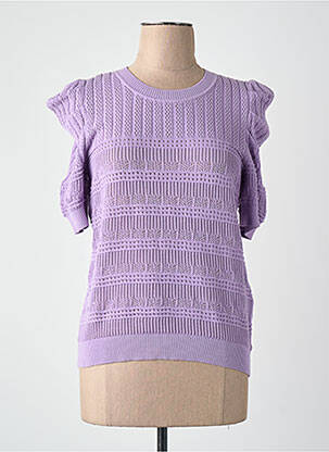 Megztinis violetinis MORGAN moteris