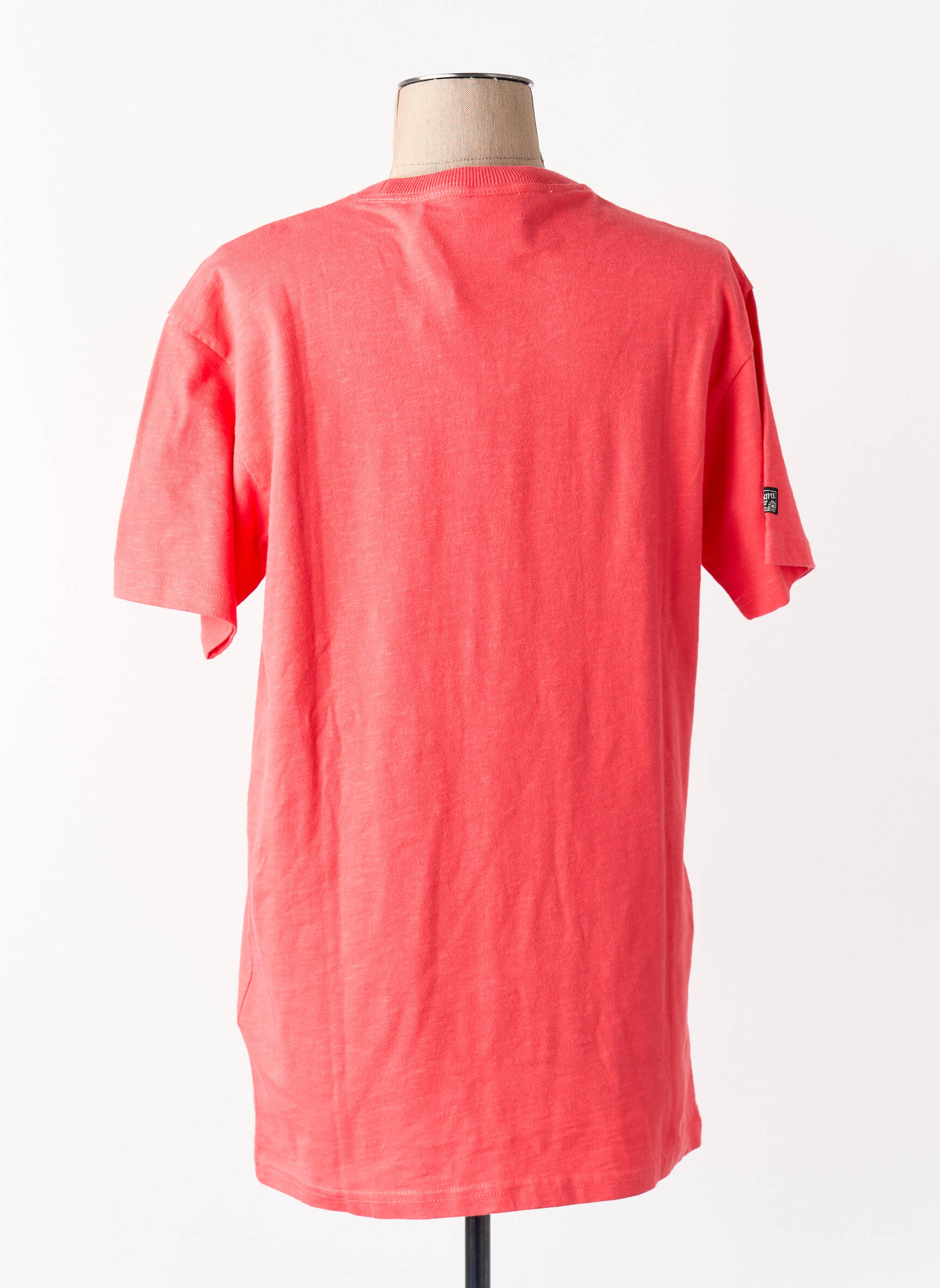 T-marškinys raudona SUPERDRY vyras