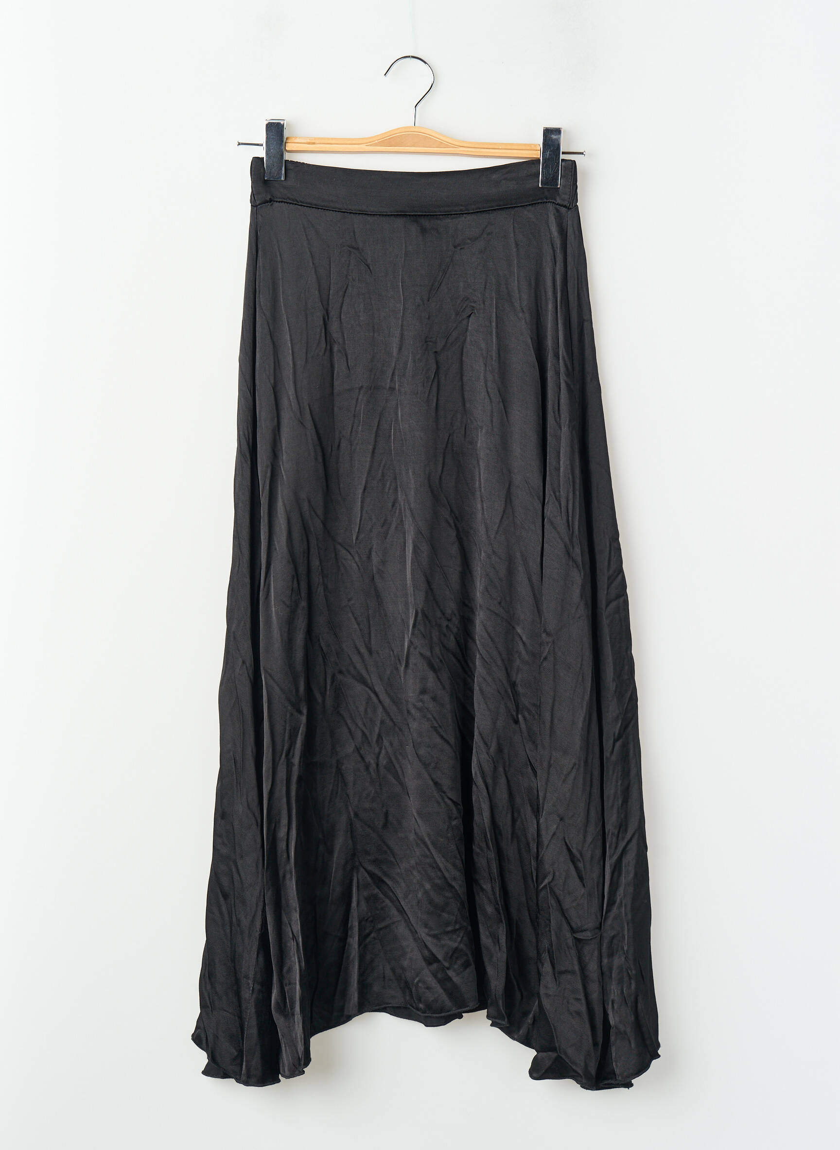 Pusilgis sijonas juodas ASTRID BLACK LABEL moteris