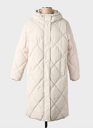 Ilgas paltas bežinis VERO MODA moteris