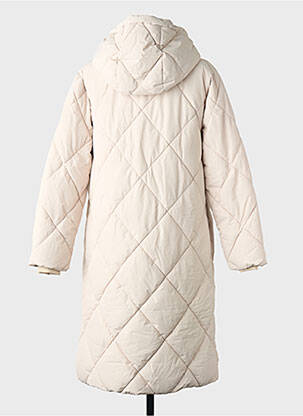 Ilgas paltas bežinis VERO MODA moteris