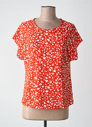 Moteriškas marškinys oranžinė VERO MODA moteris