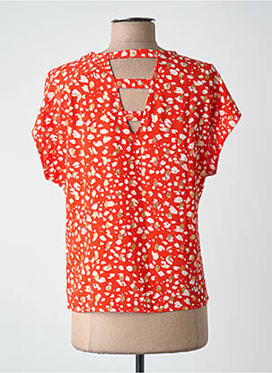 Moteriškas marškinys oranžinė VERO MODA moteris