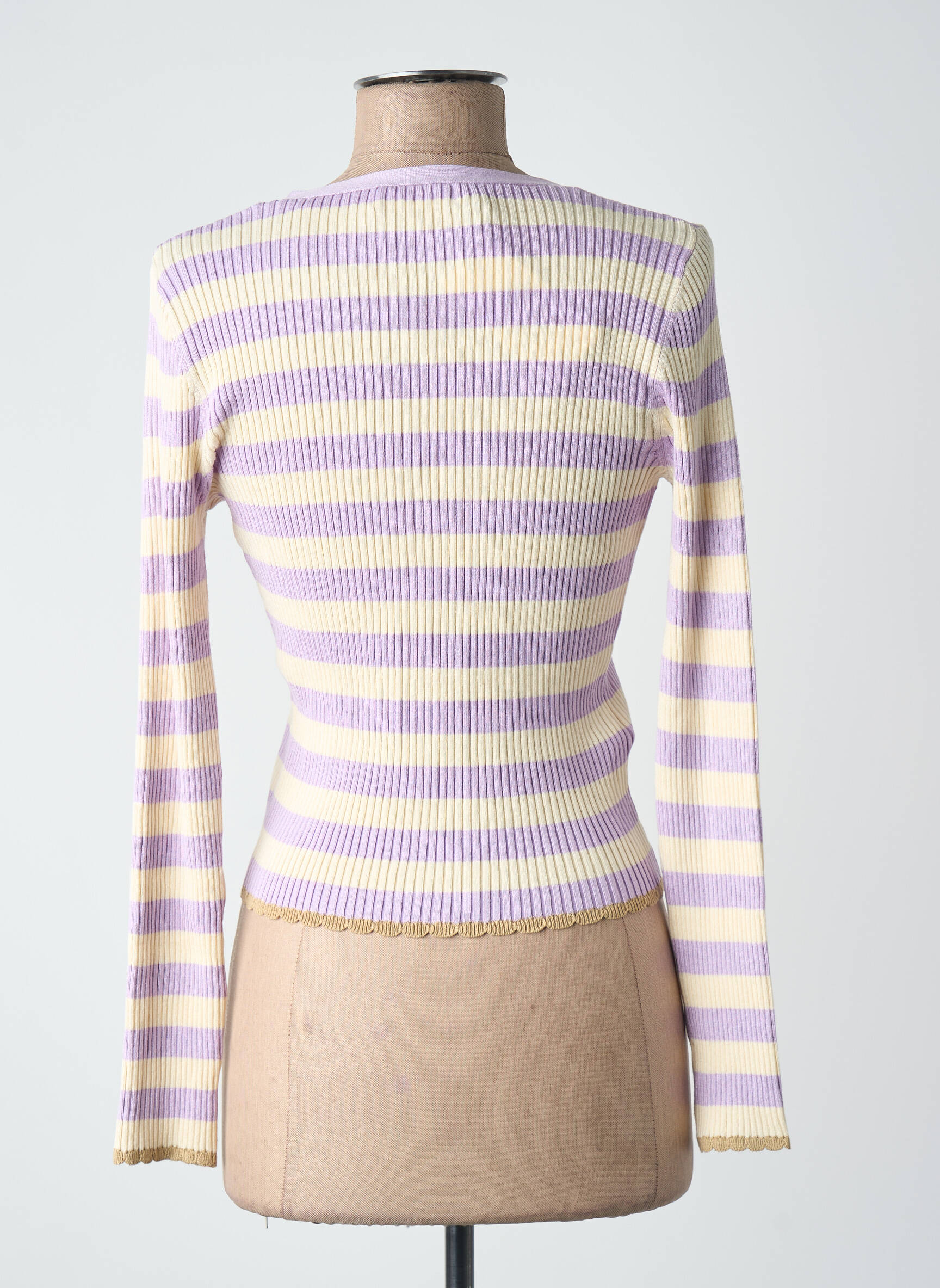 Ilgų rankovių liemenė violetinis MANGO moteris