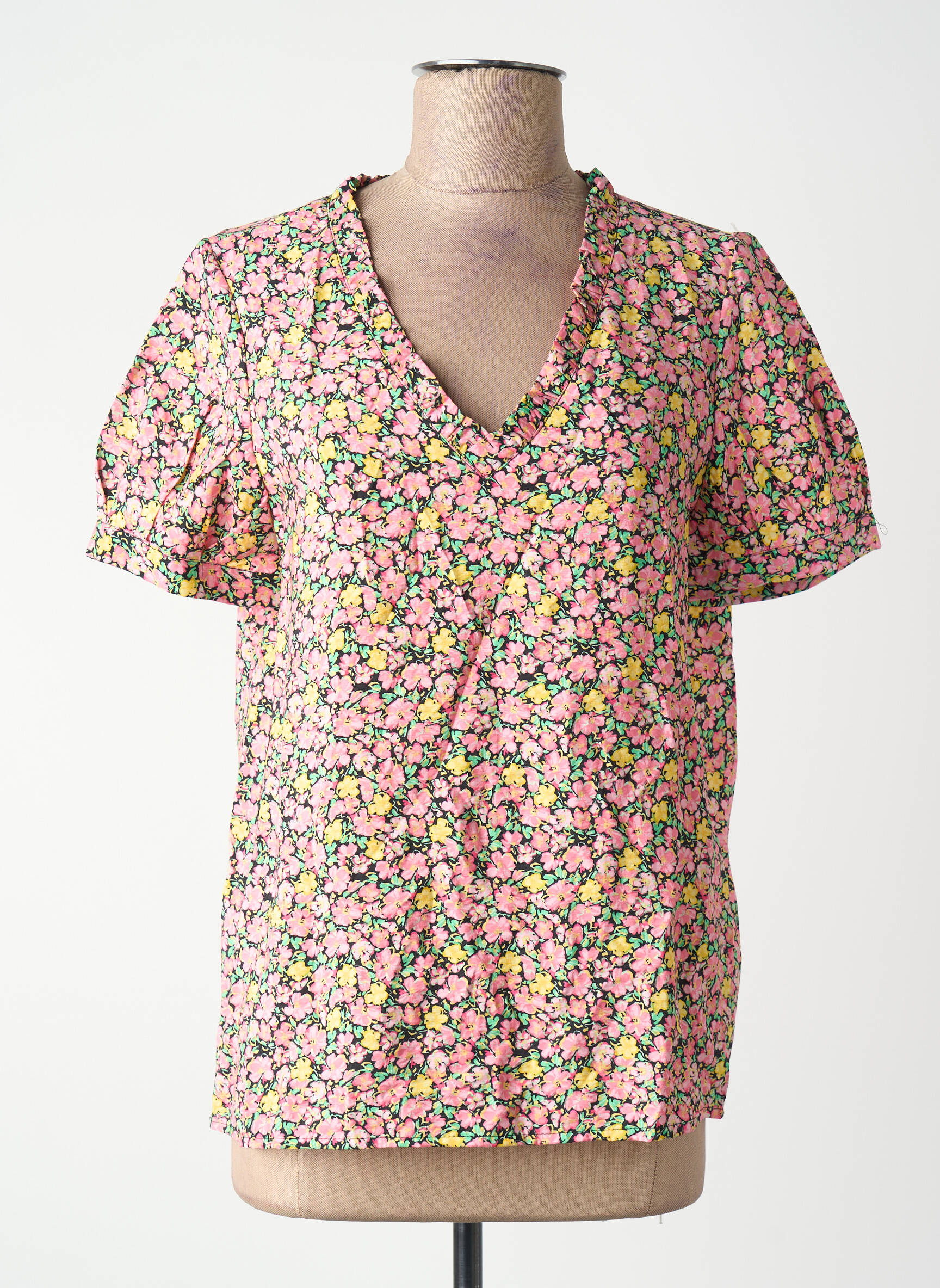Moteriškas marškinys rožinė VERO MODA moteris