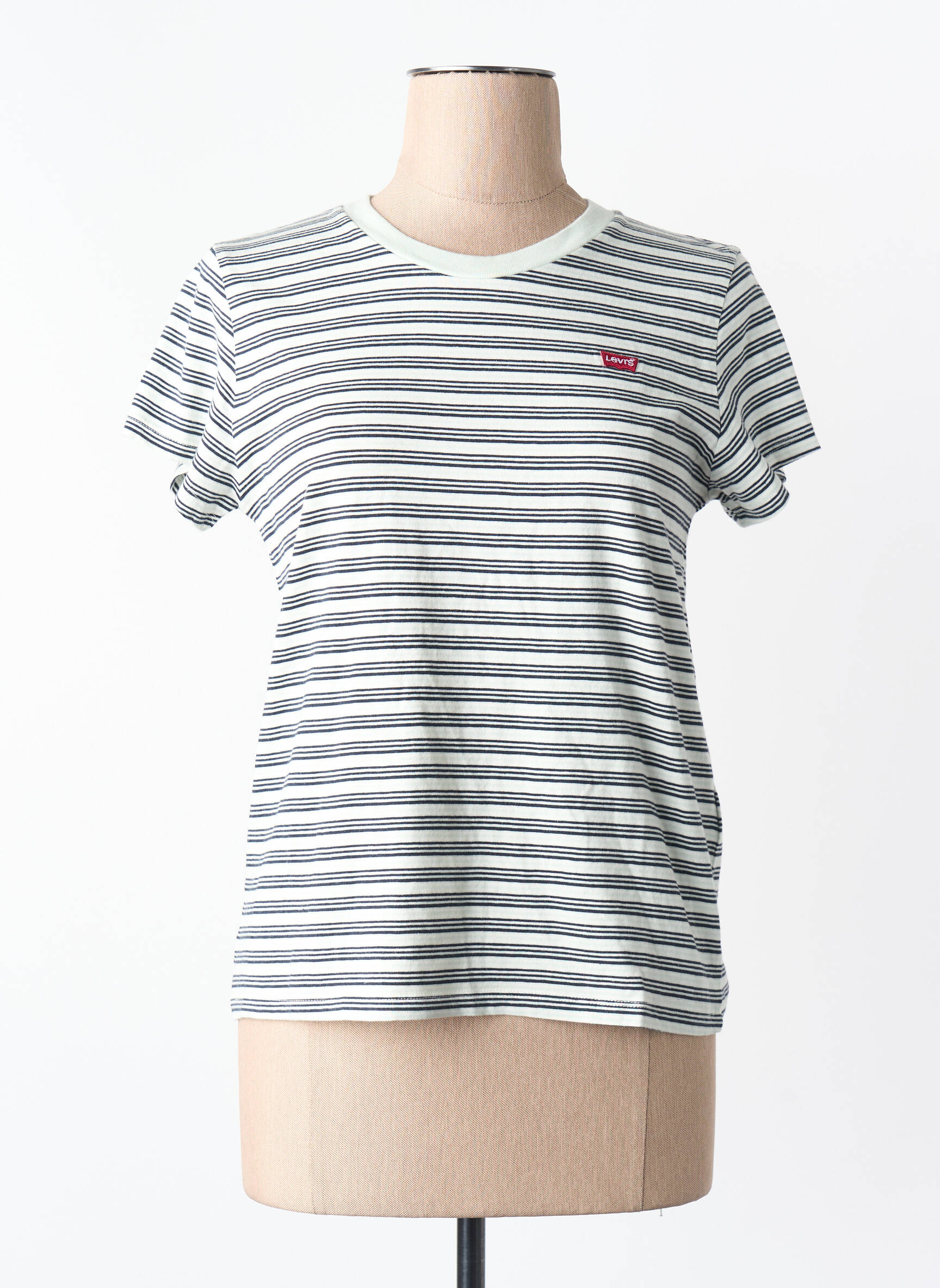 T-marškinys baltas LEVI'S moteris