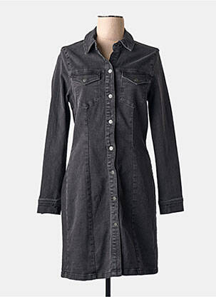 Pusilgių suknelė juodas VERO MODA moteris
