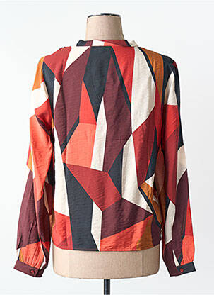 Moteriškas marškinys rudas VERO MODA moteris