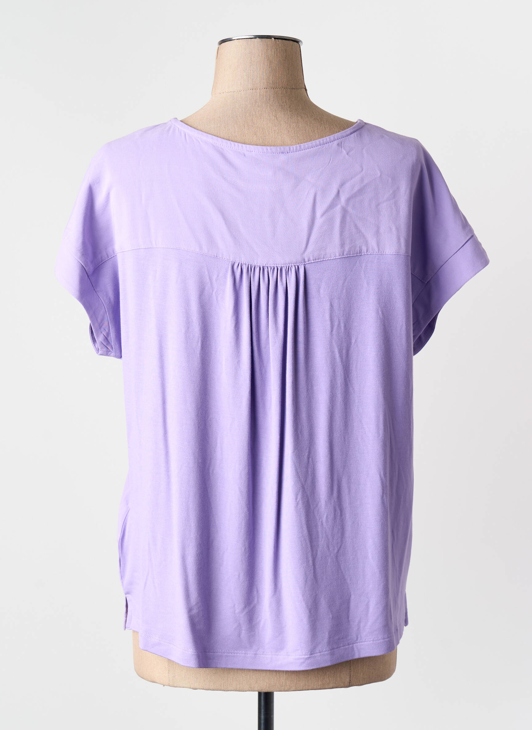T-marškinys violetinis STREET ONE moteris