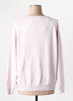 Megztinis tiesi kirpimas violetinis ONLY moteris