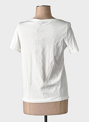 T-marškinys baltas VERO MODA moteris