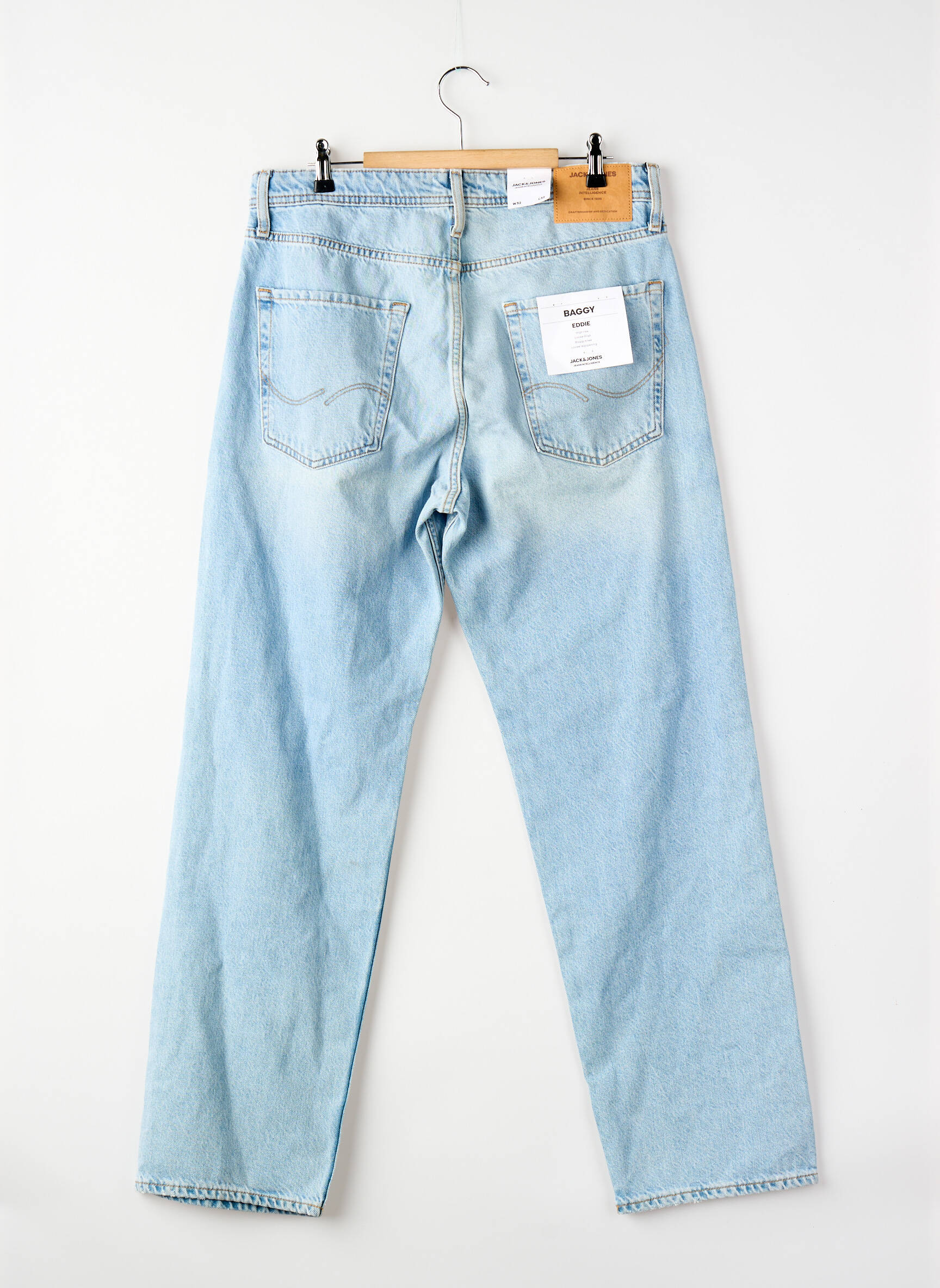 Plačios džinsai mėlyna JACK & JONES vyras