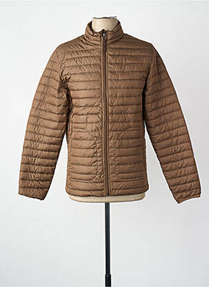 Pūkinė striukė rudas JACK & JONES vyras