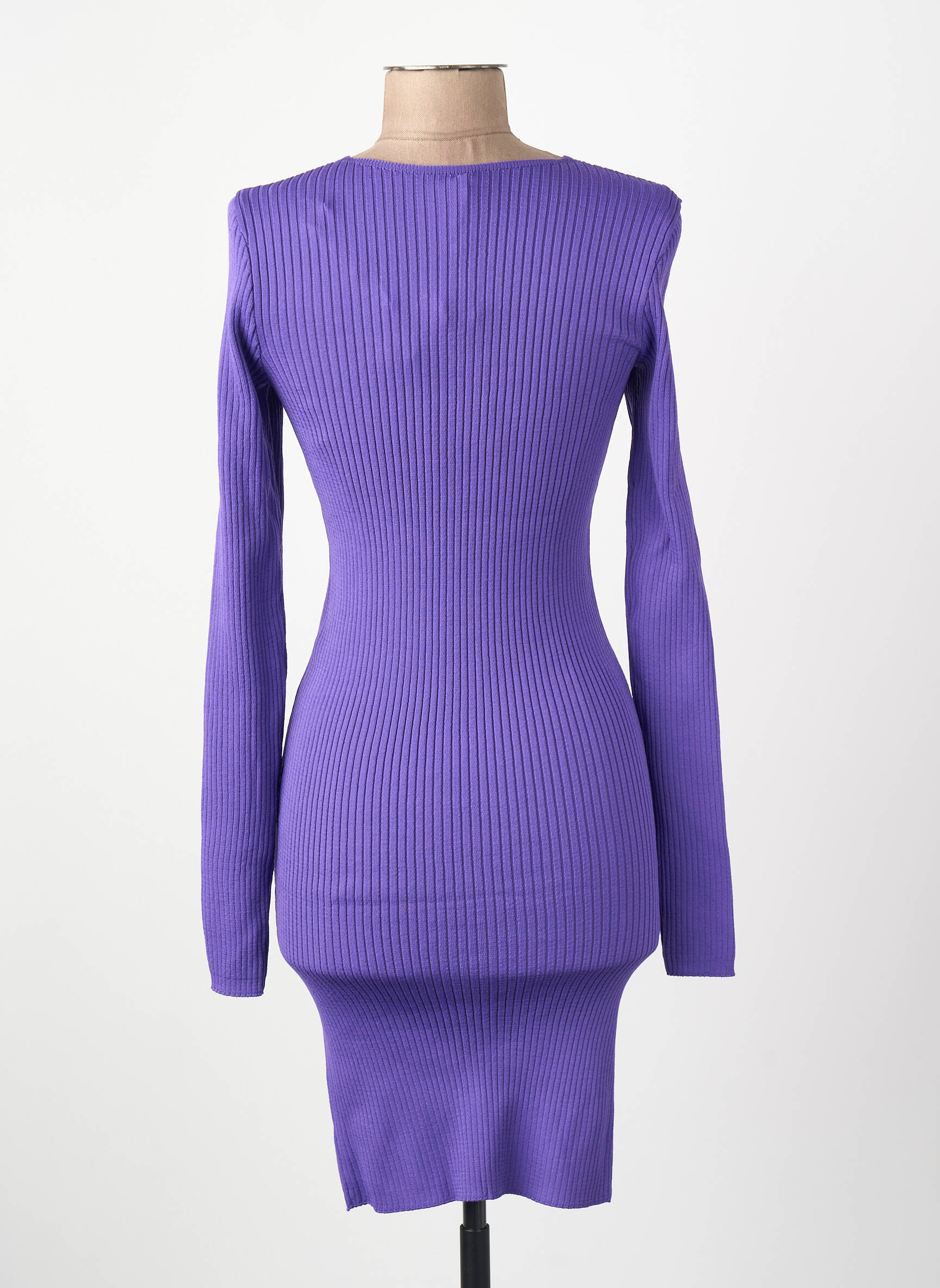 Trumpa suknelė col v violetinis ONLY moteris