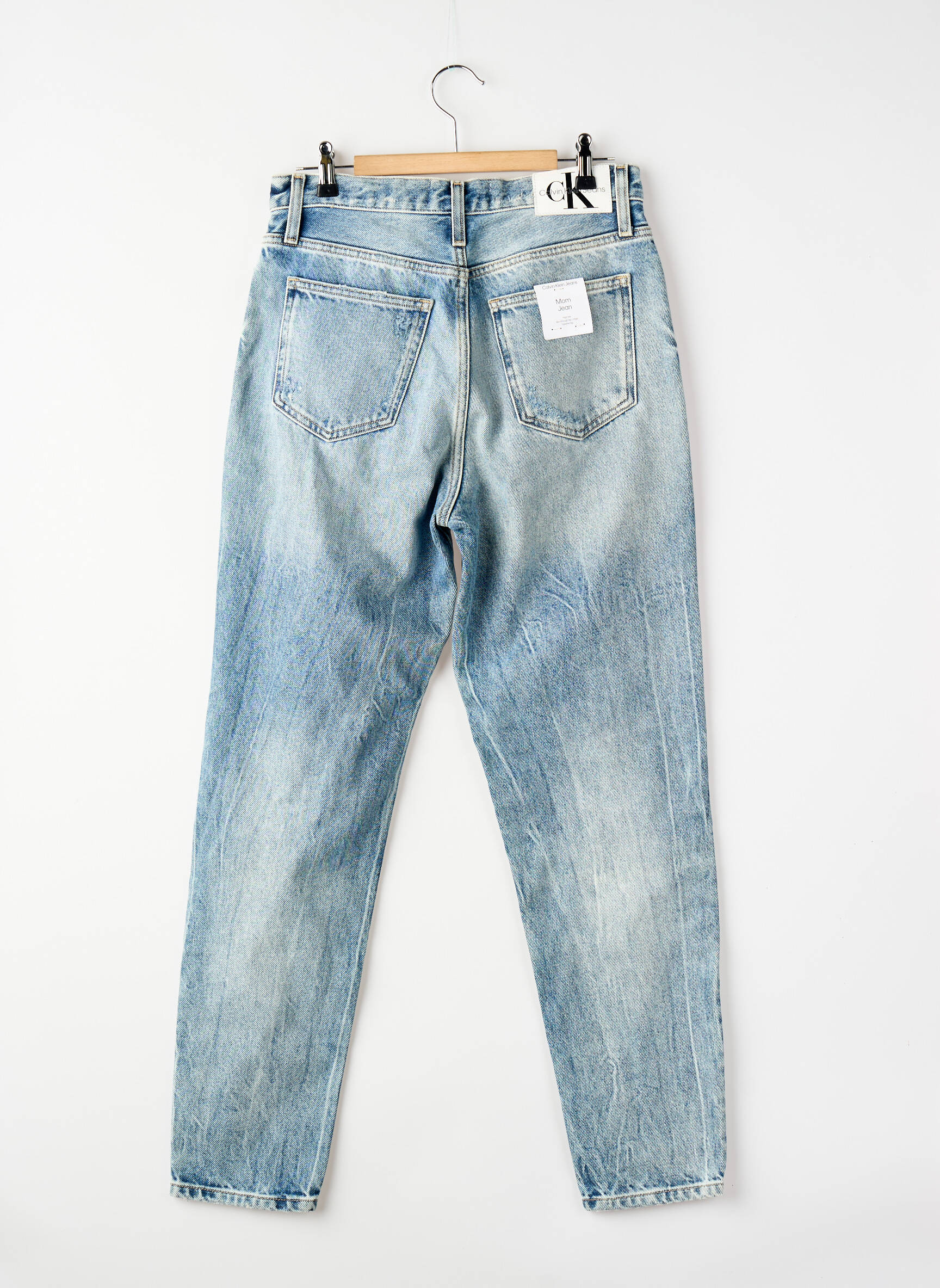 Mama džinsai mėlyna CALVIN KLEIN moteris