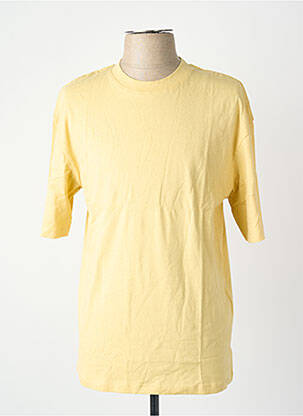 T-marškinys geltona JACK & JONES vyras