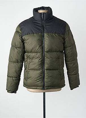 Pūkinė striukė žalias JACK & JONES vyras
