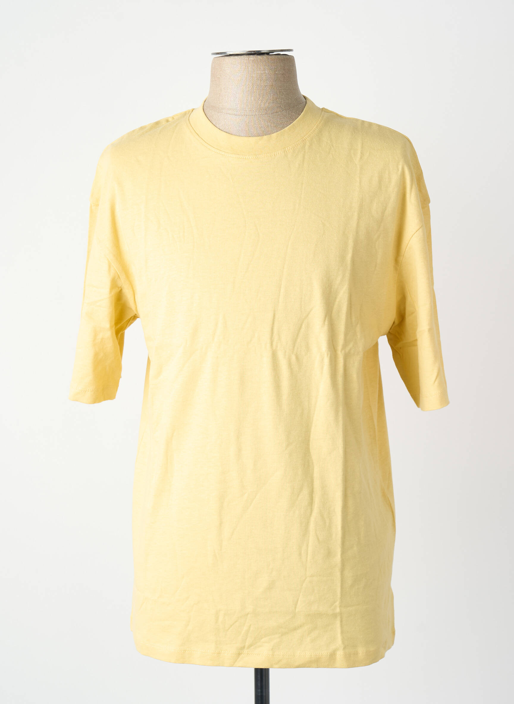 T-marškinys geltona JACK & JONES vyras