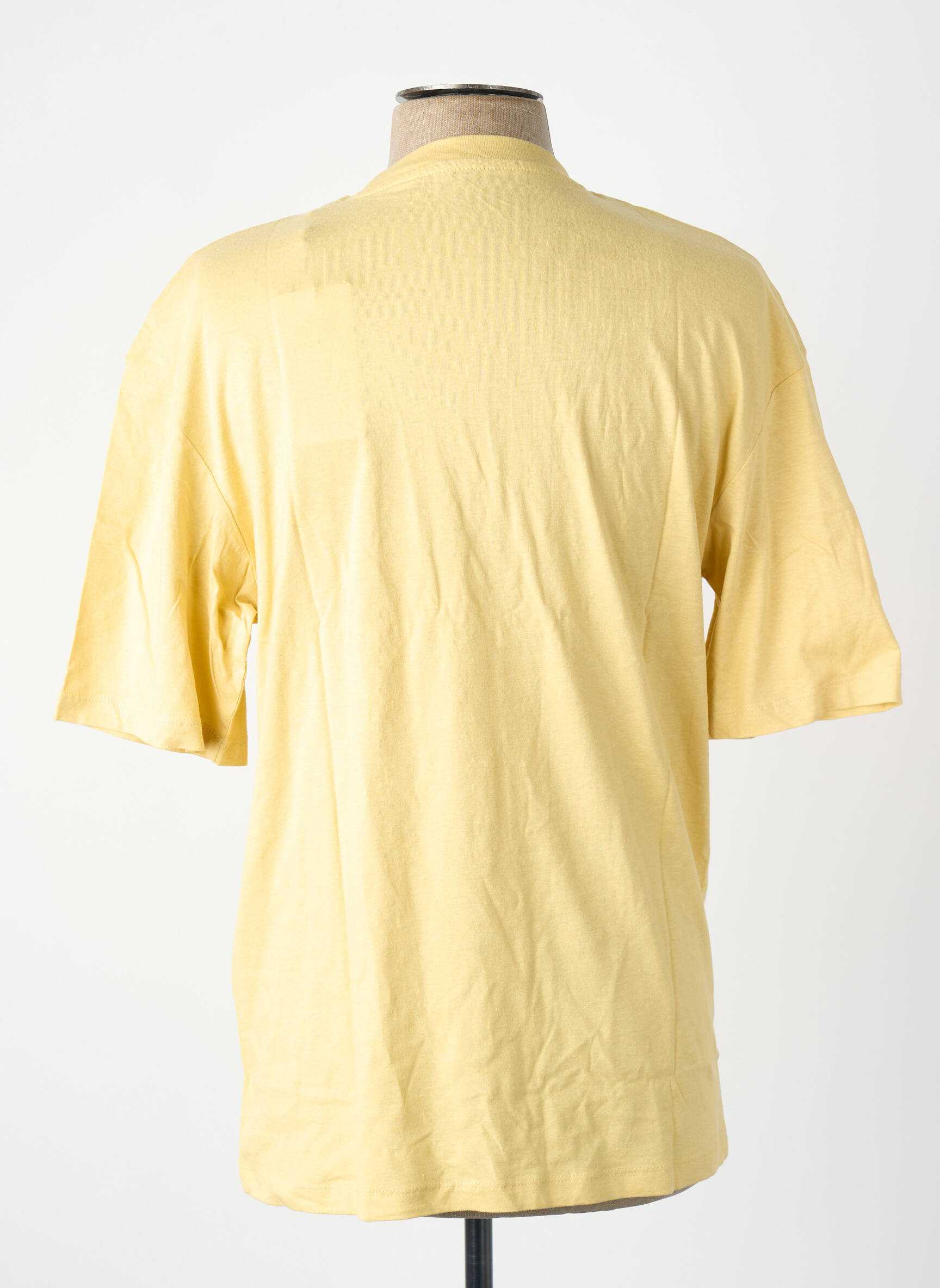 T-marškinys geltona JACK & JONES vyras
