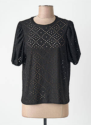 T-marškinys juodas VERO MODA moteris