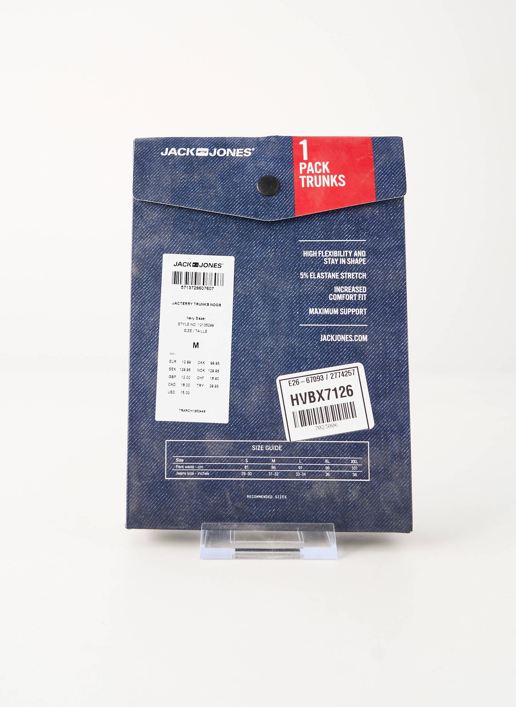 Bokseris mėlyna JACK & JONES vyras