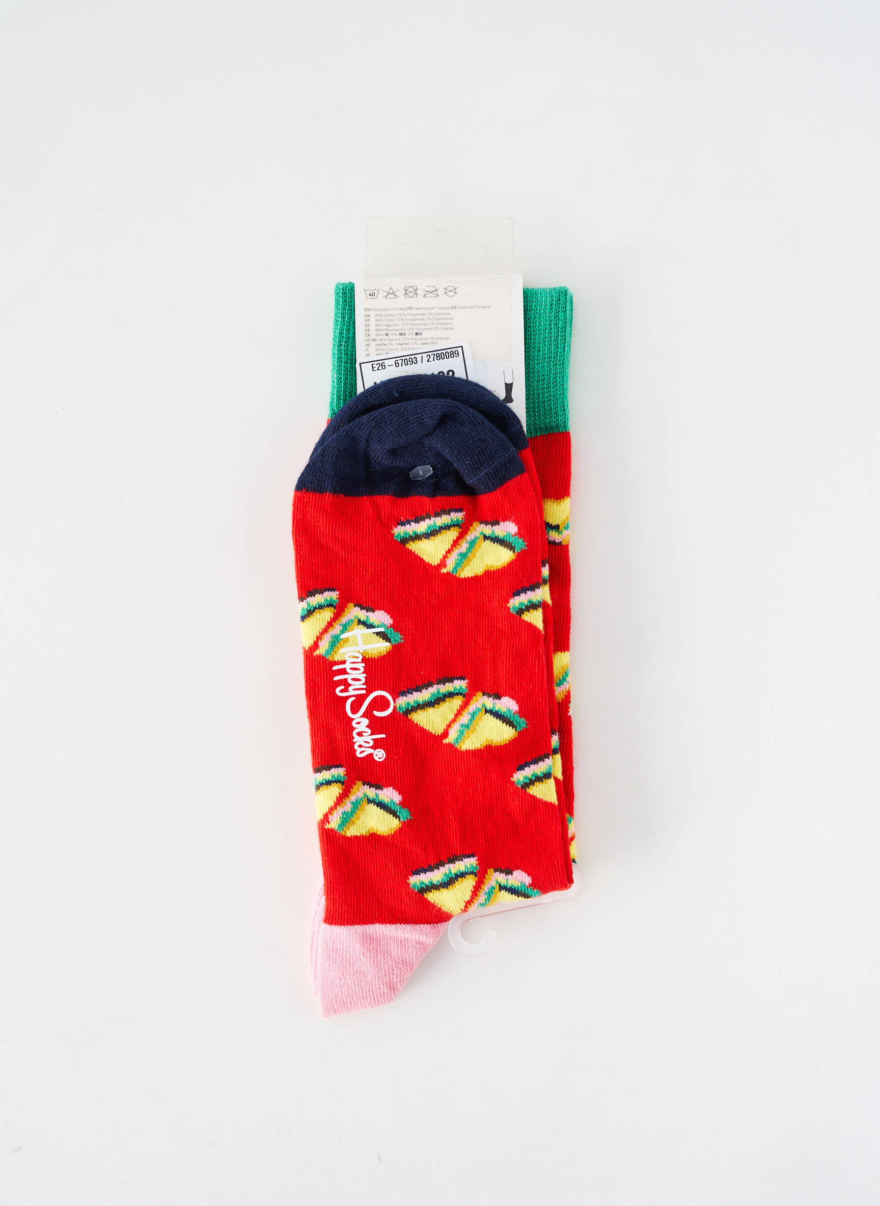 Kojinės raudona HAPPY SOCKS vyras