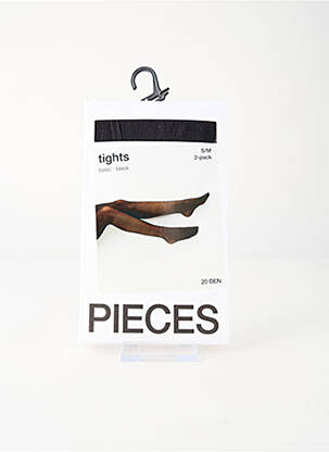 Kojinės juodas PIECES moteris