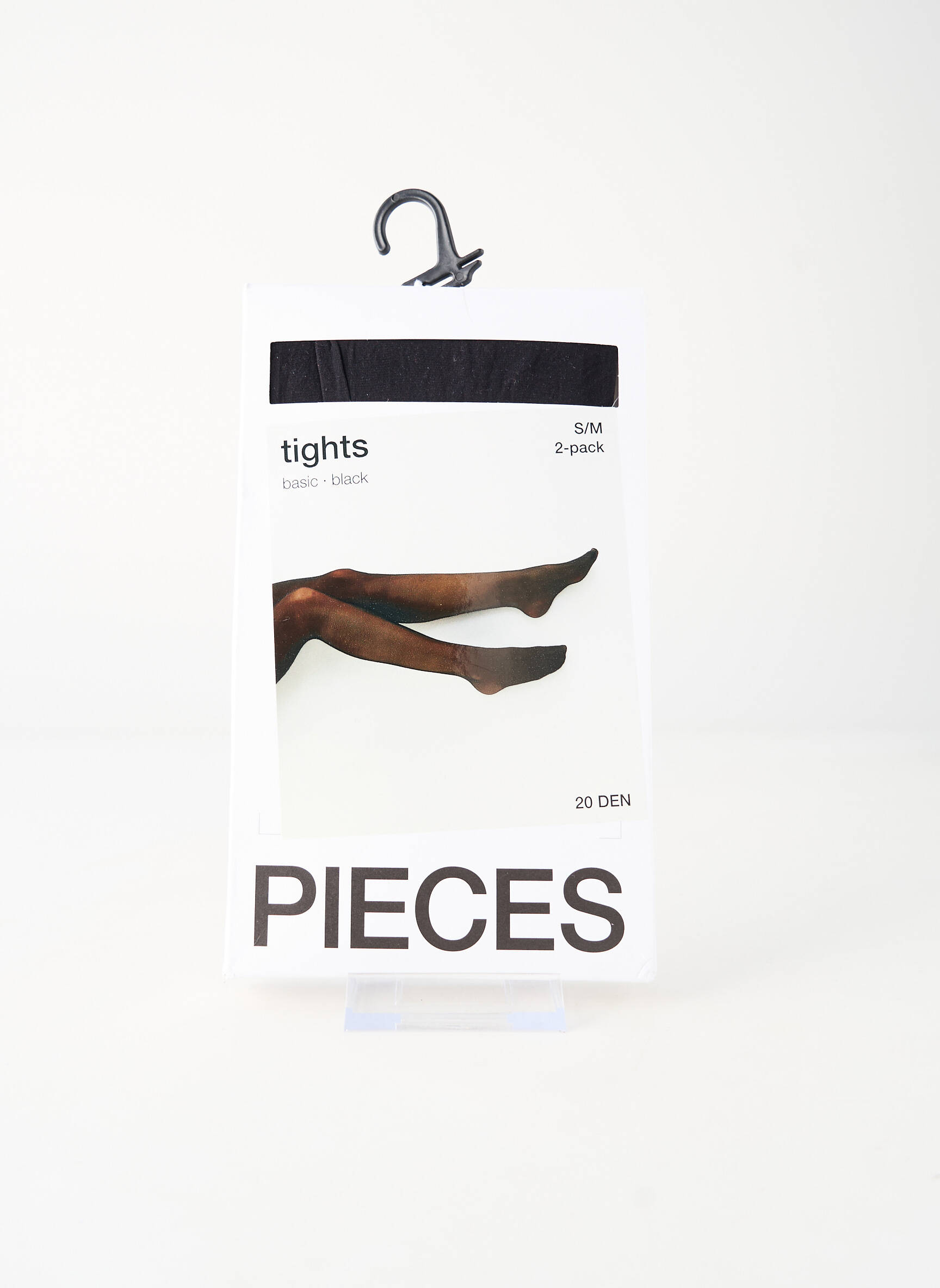 Kojinės juodas PIECES moteris