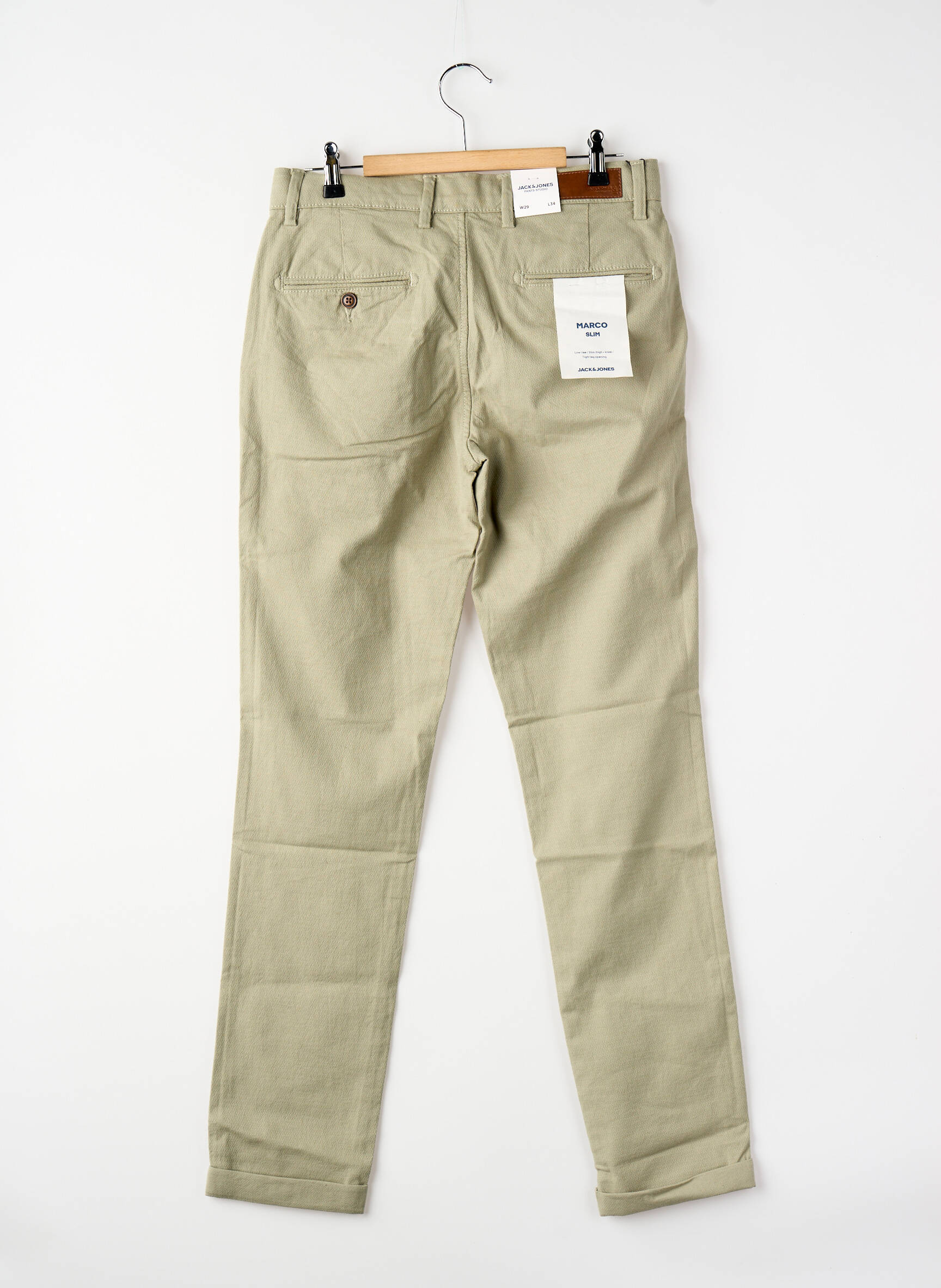 Chino kelnė žalias JACK & JONES vyras