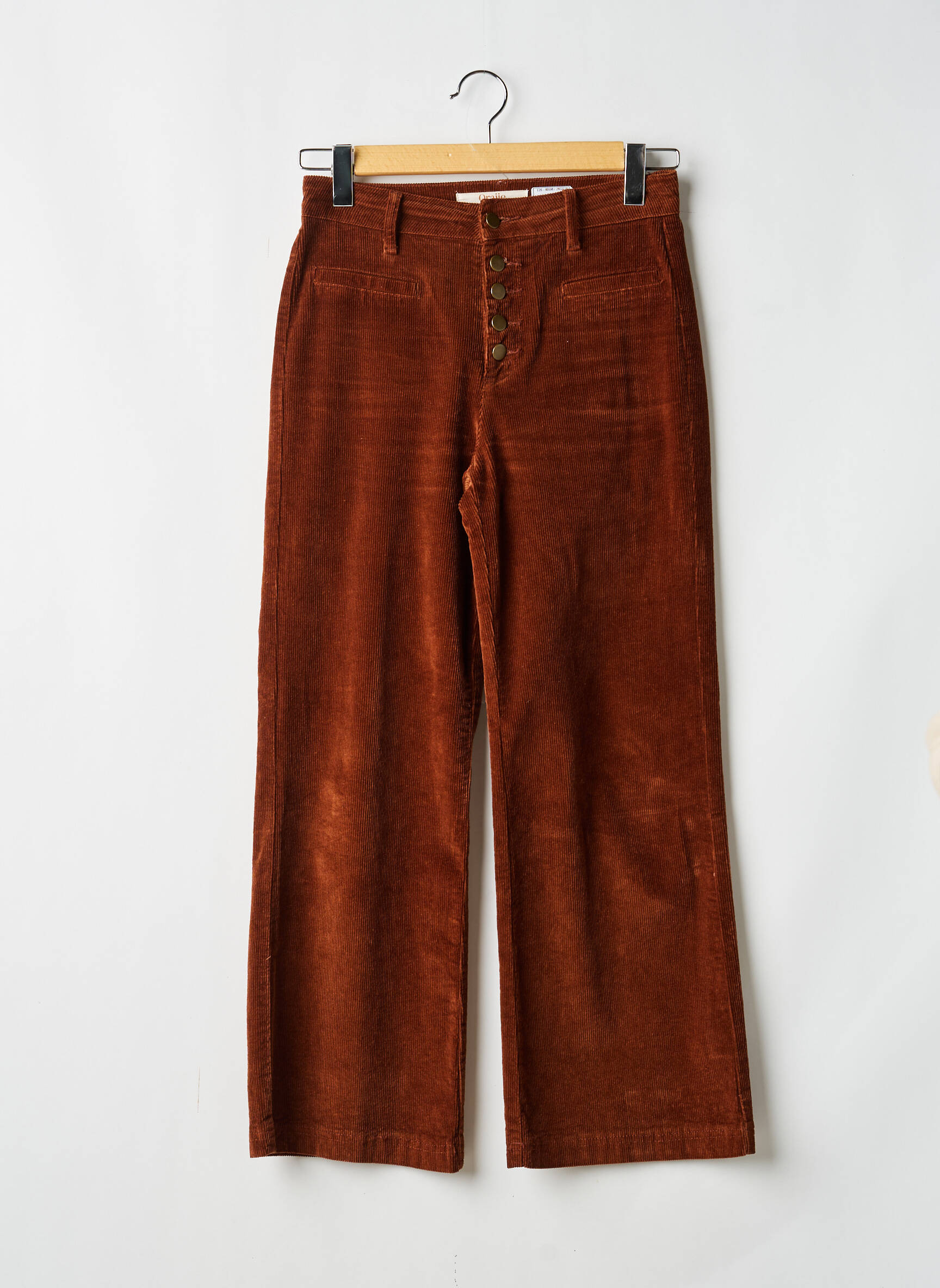 Platus kelnes raudona ORAIJE moteris