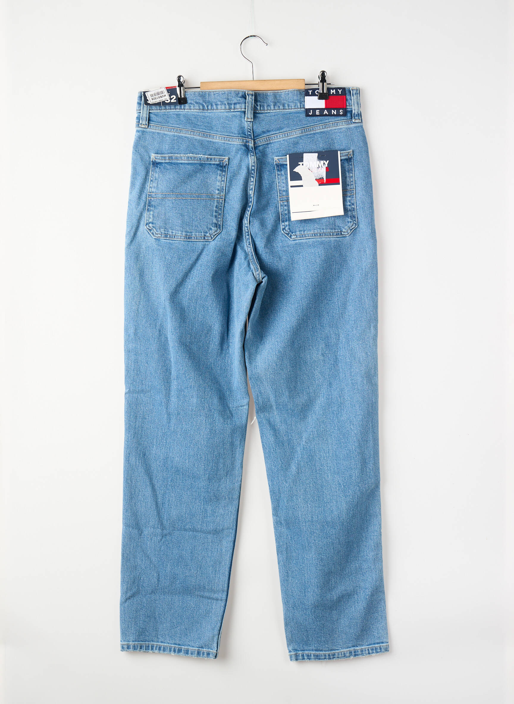 Tiesios kirpimo džinsai mėlyna TOMMY HILFIGER vyras