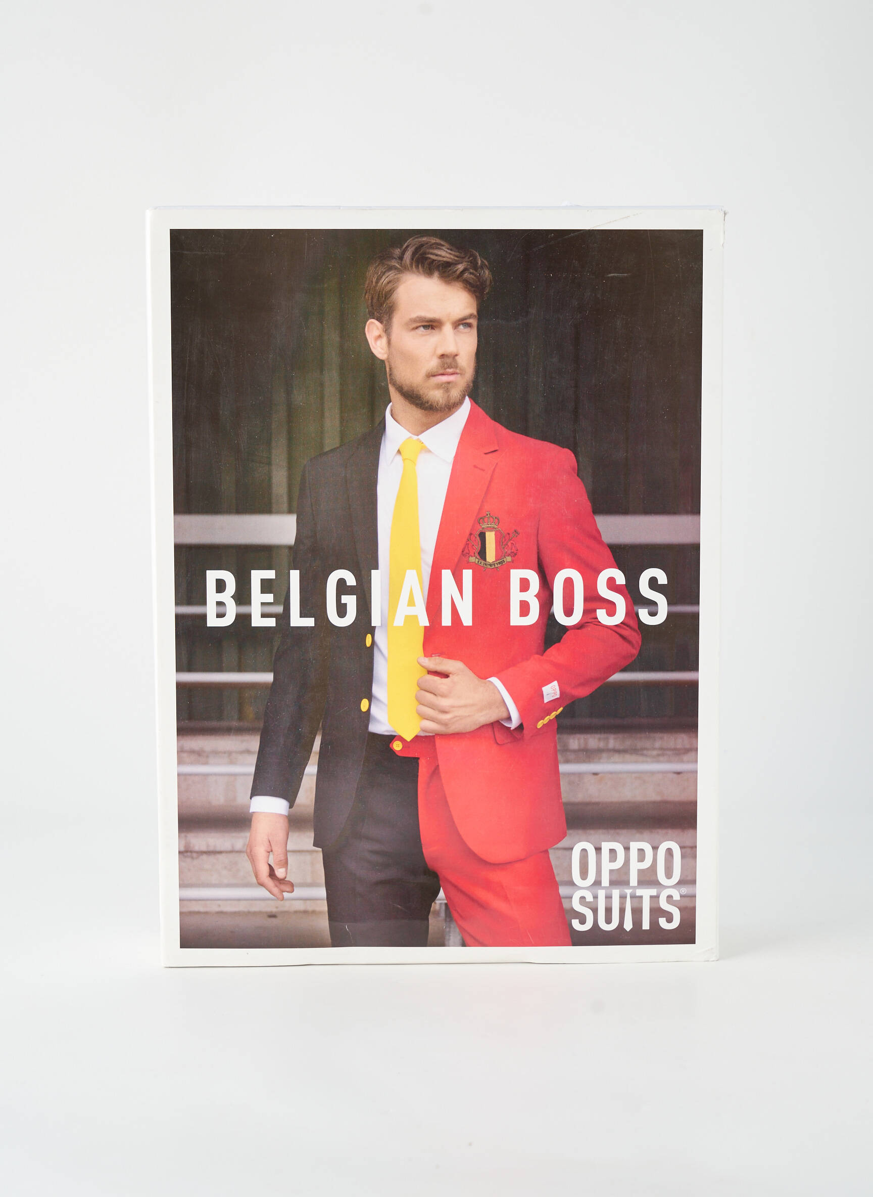 Miesto kostiumas raudona OPPO SUITS vyras