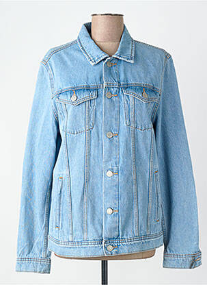 Džinsinė striukė mėlyna JACK & JONES vyras