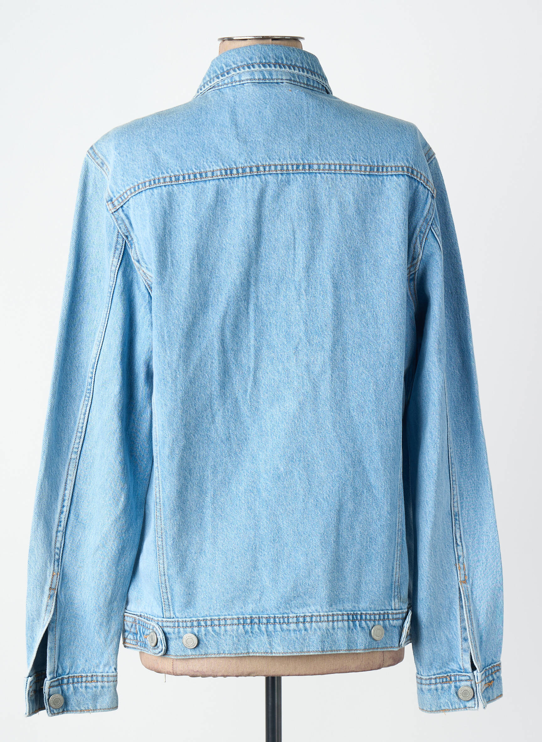 Džinsinė striukė mėlyna JACK & JONES vyras