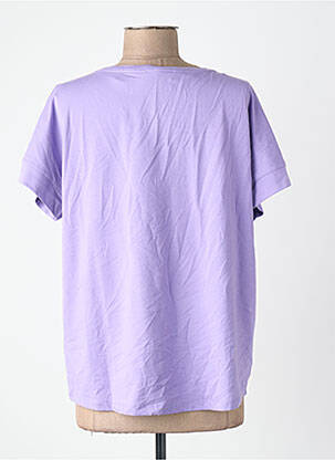 T-marškinys violetinis STREET ONE moteris
