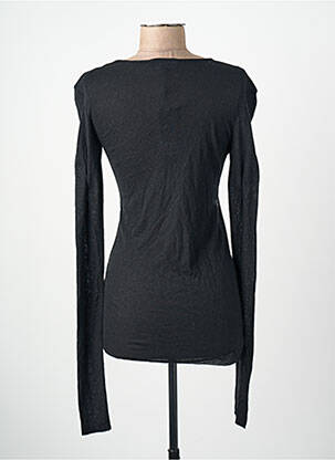 T-marškinys juodas ASTRID BLACK LABEL moteris