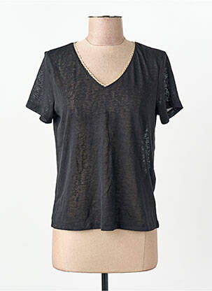 T-marškinys juodas VERO MODA moteris